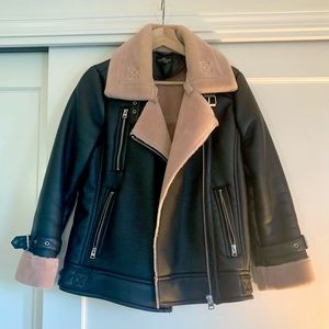 Vegan Leather Topshop Moto Jacket
